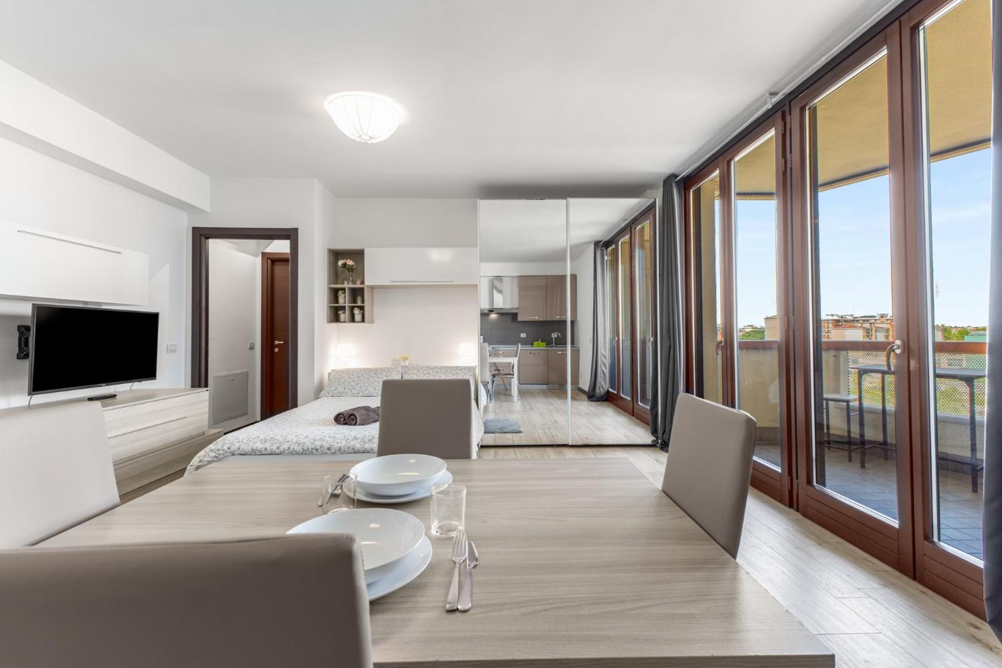 Monolocale Con Balcone Self Check In Milano Sempione Apartment ภายนอก รูปภาพ